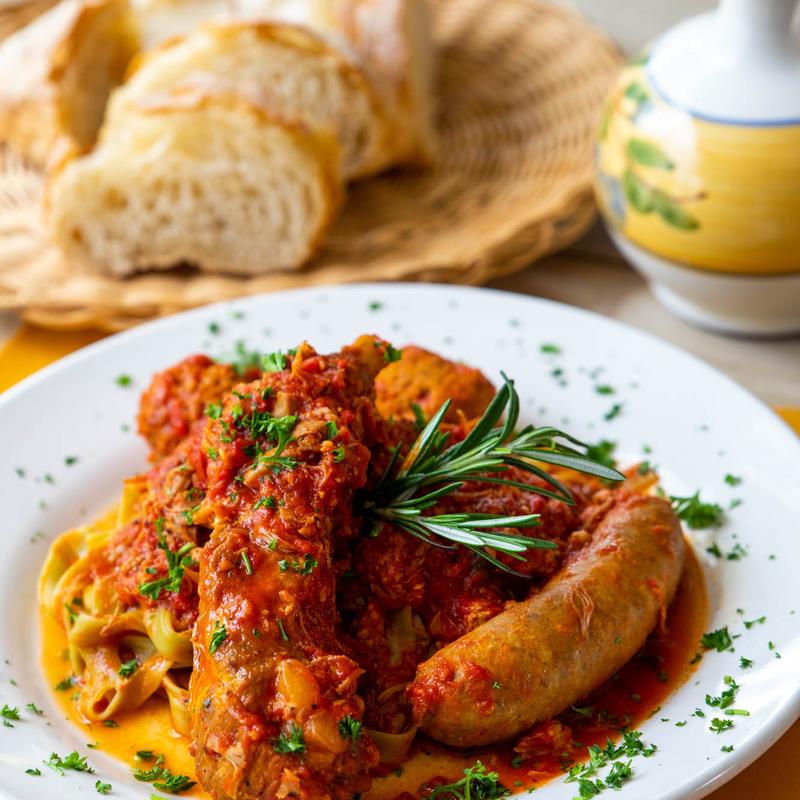 Sunday sauce Tagliatelle photo