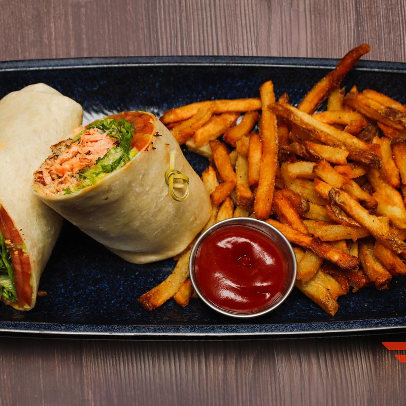 Blackened Salmon Wrap photo