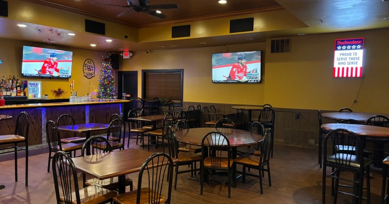 The venue's interior