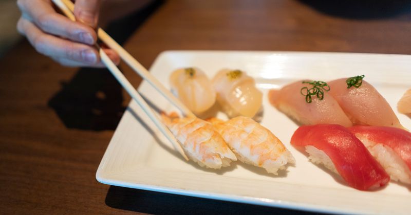 Different types of sushi