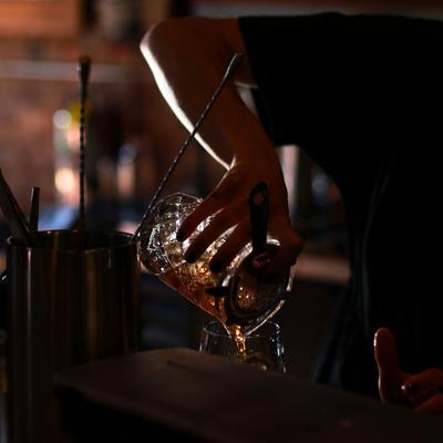 Craft cocktails at The Bat at Table.