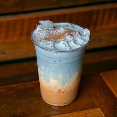 Butterfly Pea Vietnamese Coffee.