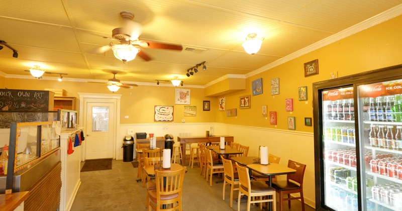 Interior dining area