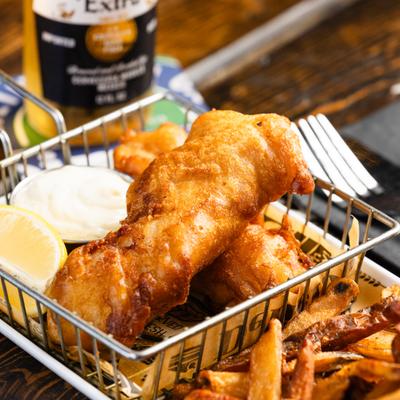 Fish and chips.