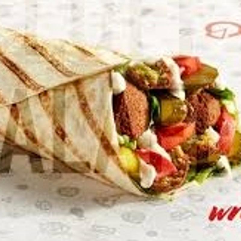 menu item 33 of 49, Falafel Pita Wrap