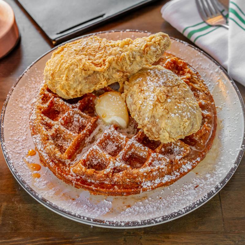 Plant-Based Chicken N' Waffles (V) photo