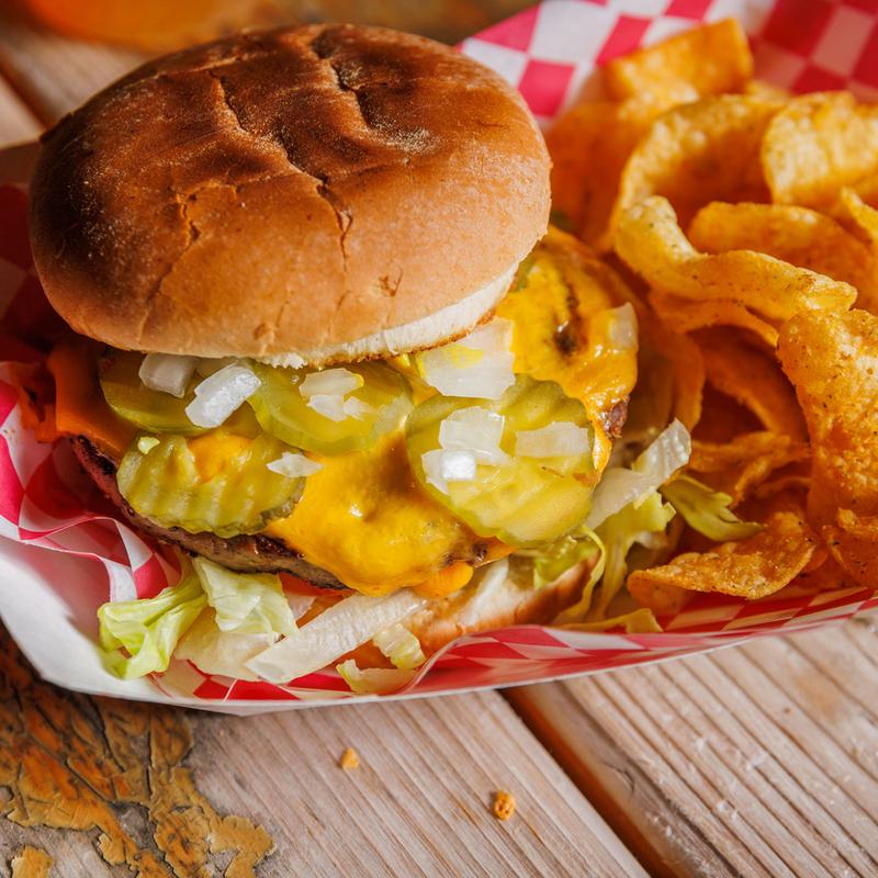 Backyard Burger with Cheese photo