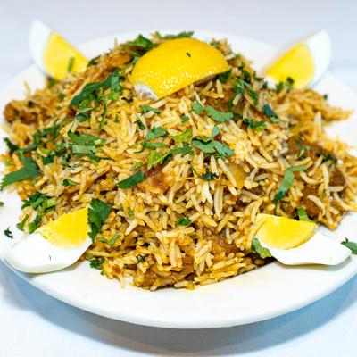 Lamb Seasoned Rice with aromatic sauce