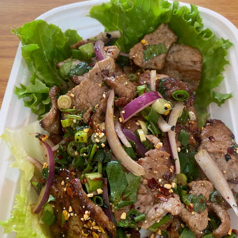 menu item 32 of 112, Num Tok Salad