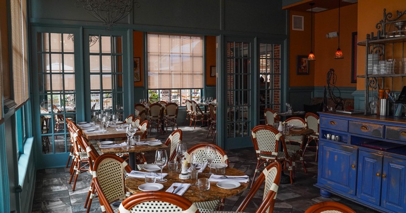 Interior, dining area