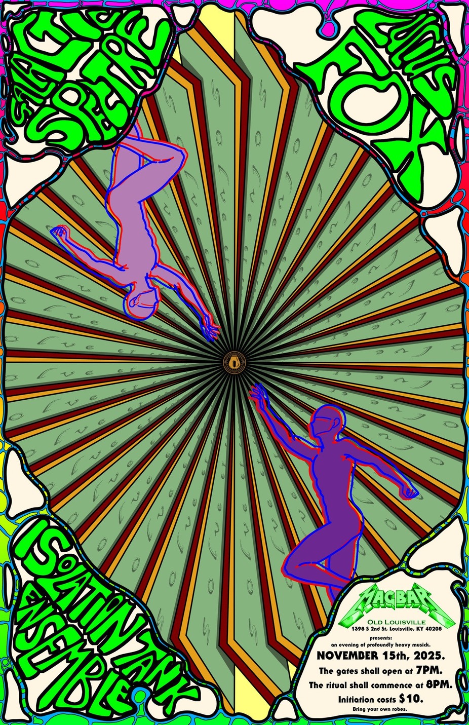 Lucious Fox + Isolation Tank Ensemble + Galactic Spectre at Mag Bar !! event photo