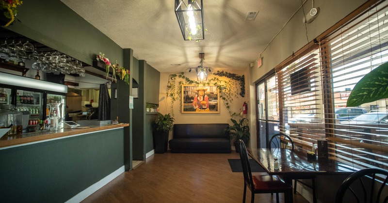 Interior, seating place near window