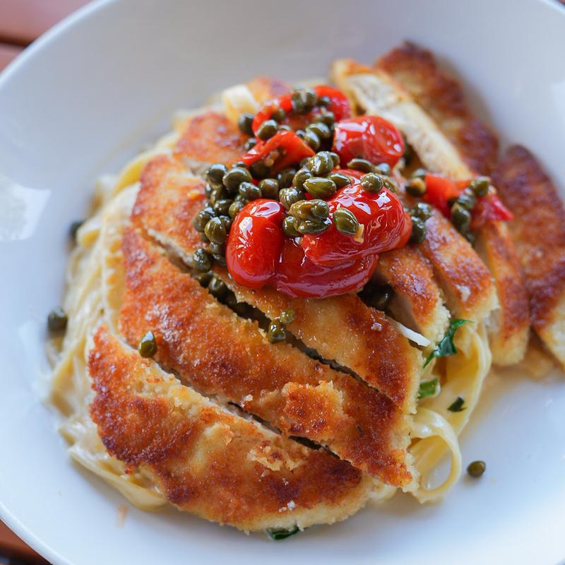 Pan-Seared Chicken Fettuccine photo