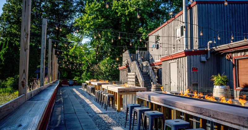 Exterior, patio area