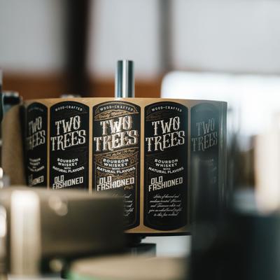 Two Trees bottle labels.