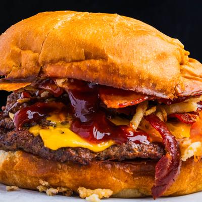 BBQ Bacon Smash Burger.