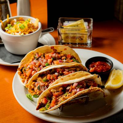 Blackened fish tacos.