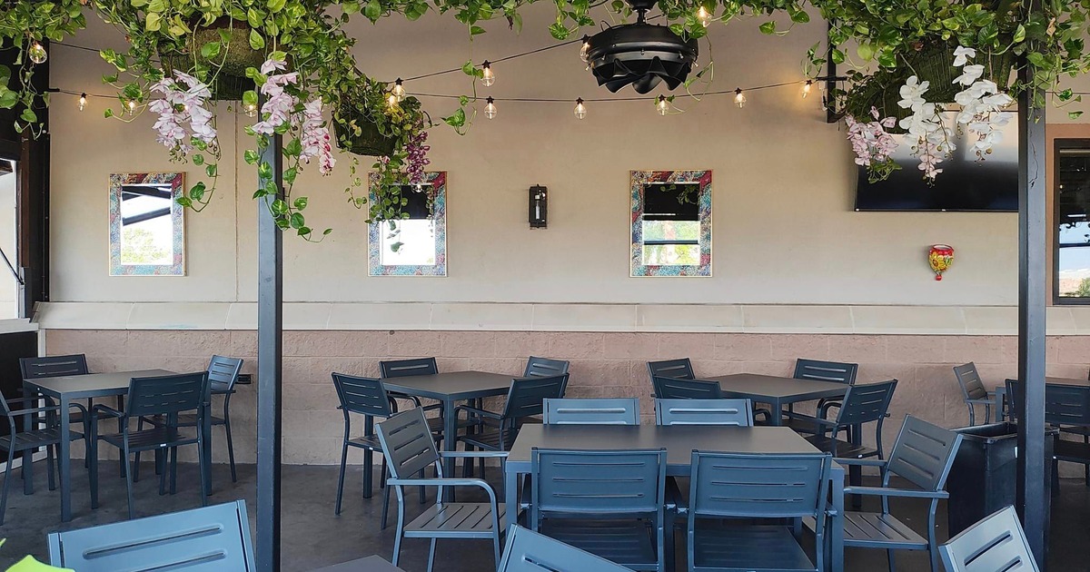 Outdoor seating area