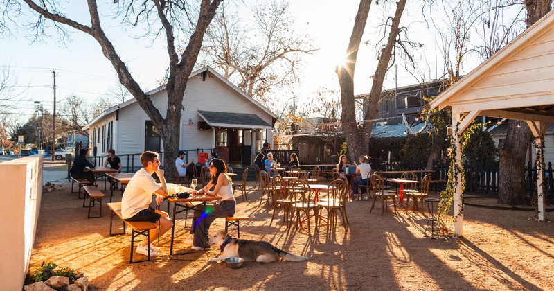 Exterior, garden seating space