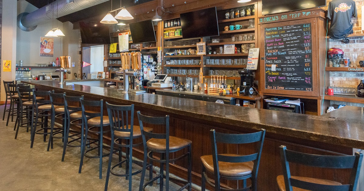 Interior, bar area