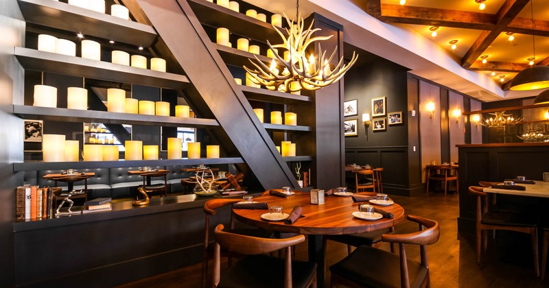 Elegant Interior, Table set for guests