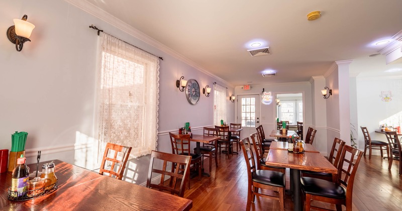 Interior, dining area