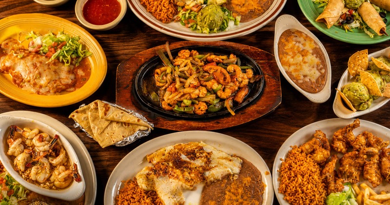 Assorted foo dishes