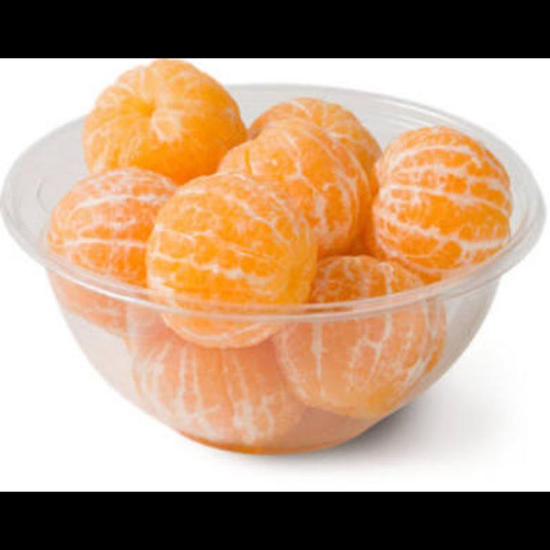 Fresh Orange Peeled & Sliced photo