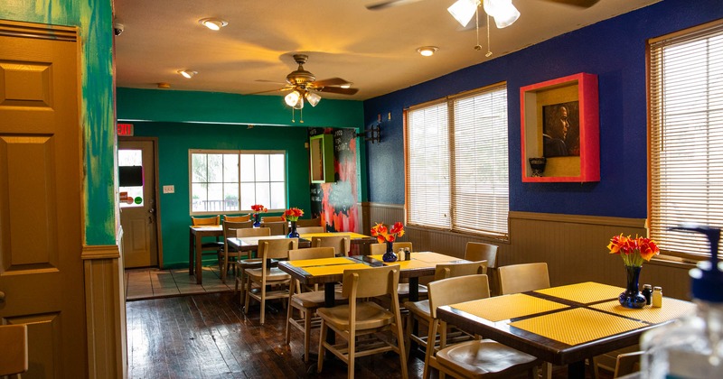 Interior, seating space