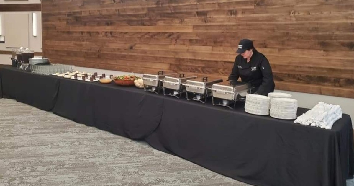 Different dishes served