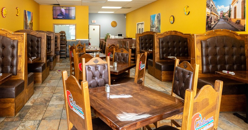 Interior, dining area