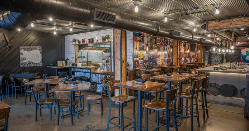 Interior, dining area