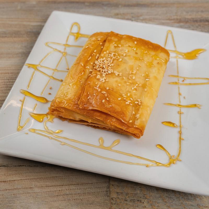 menu item 2 of 28, Feta Saganaki