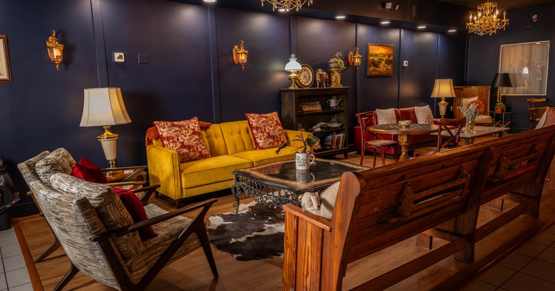 Interior, cozy corner