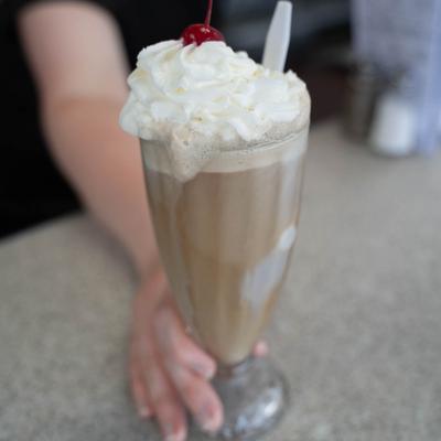 chocolate float.