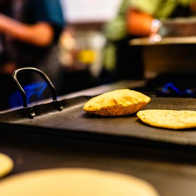 Nixtamal Tortilla Homemade.