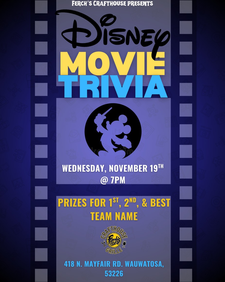 Disney Movie Trivia!!! event photo