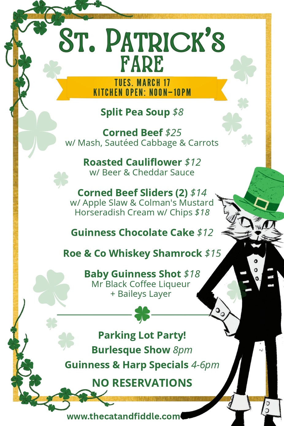 St. Patrick's Day event photo