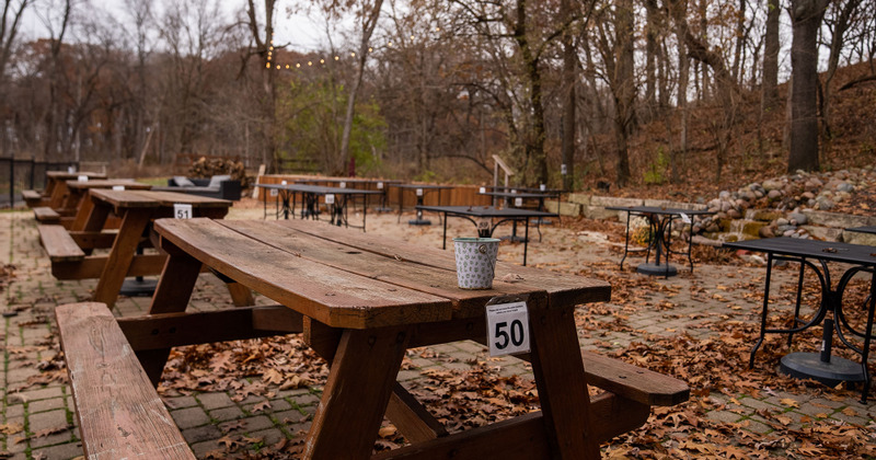 Exterior, tables outside