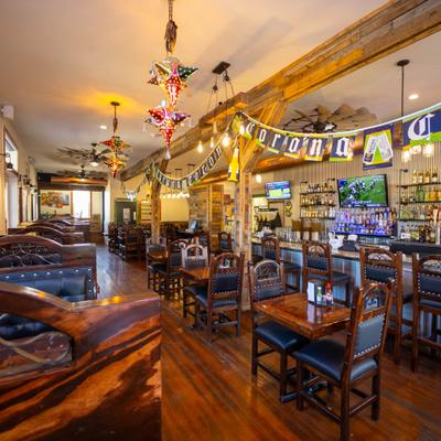 Interior, dining area.