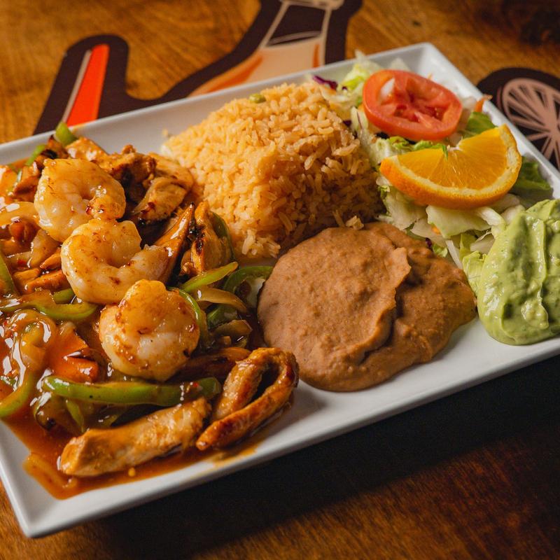menu item 6 of 11, Chicken & Shrimp Spicy Mango