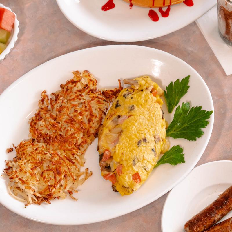 menu item 4 of 8, Vegetarian Omelet