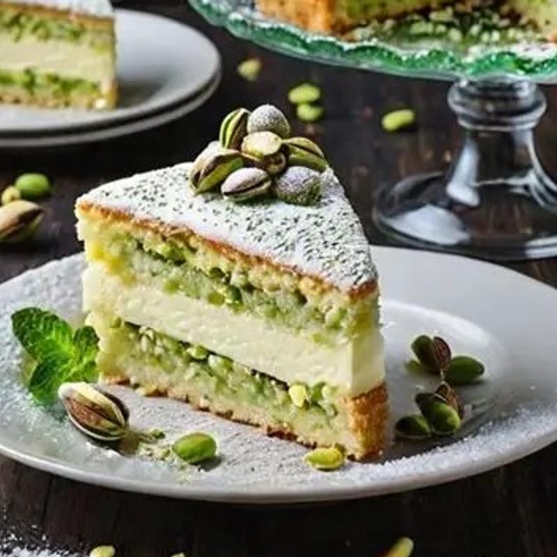 menu item 51 of 53, Ricotta & Pistachio Cake