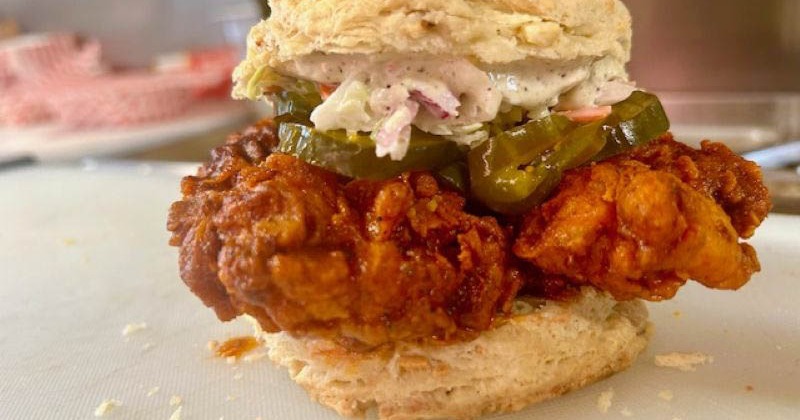 Fried chicken sandwich
