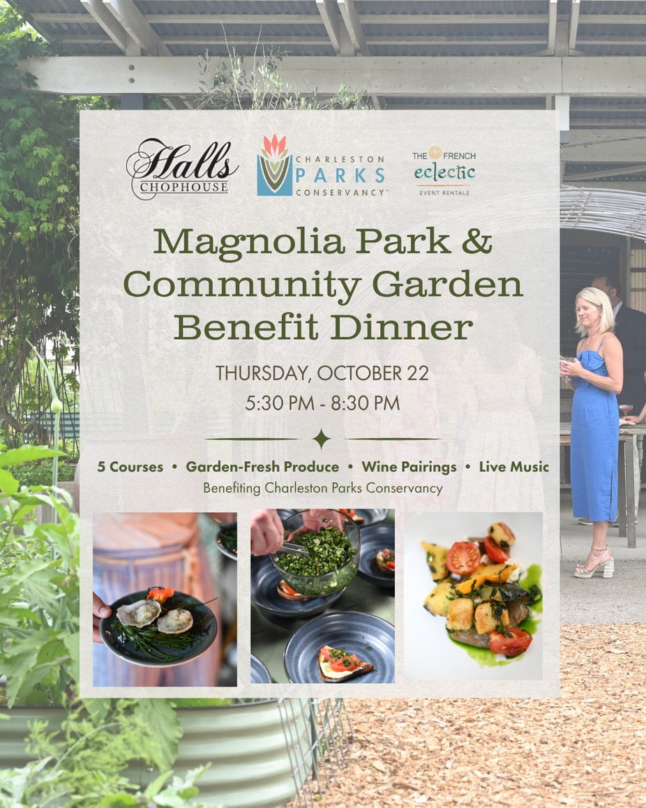 Magnolia Park & Community Garden Benefit Dinner with Halls Chophouse event photo