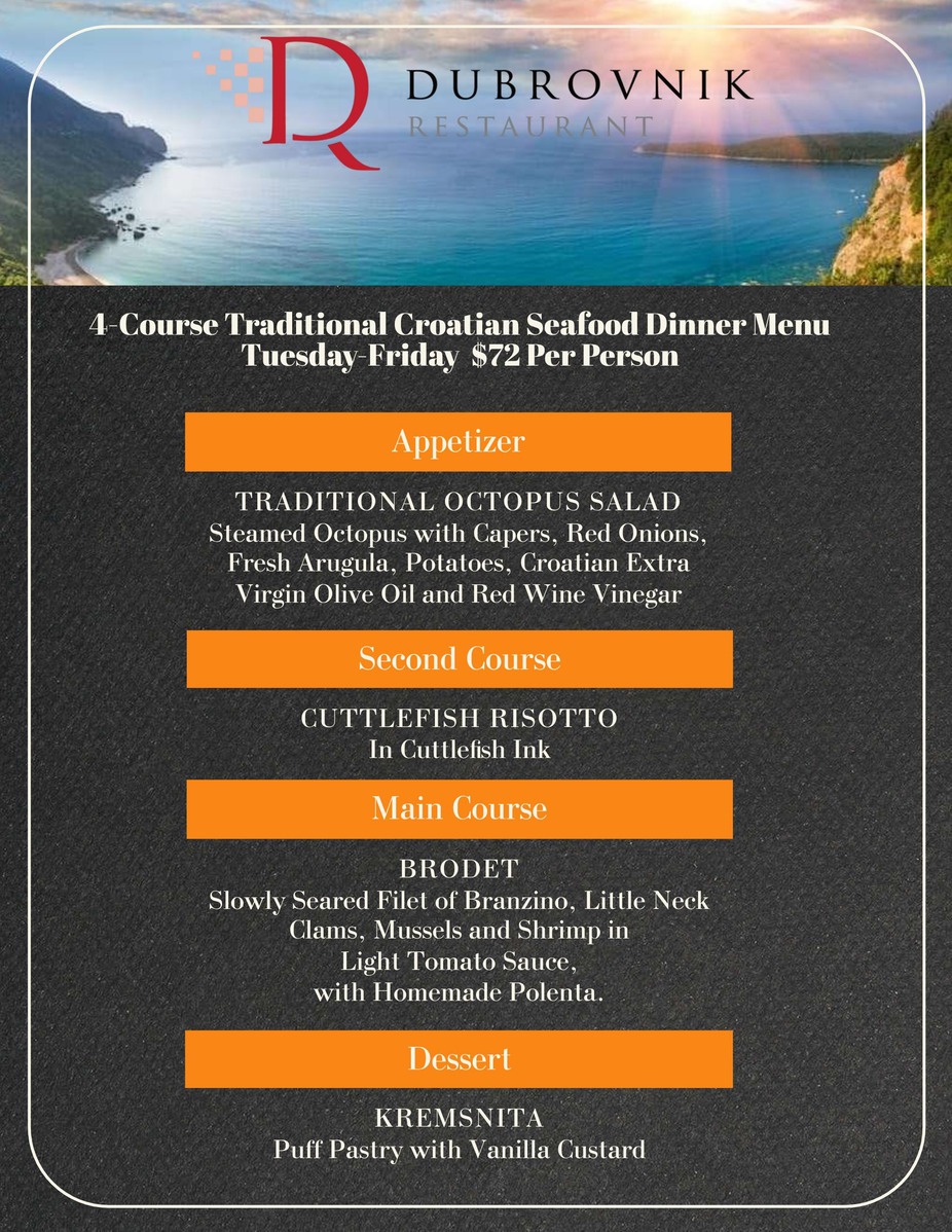 4 Course Tasting Menu event photo