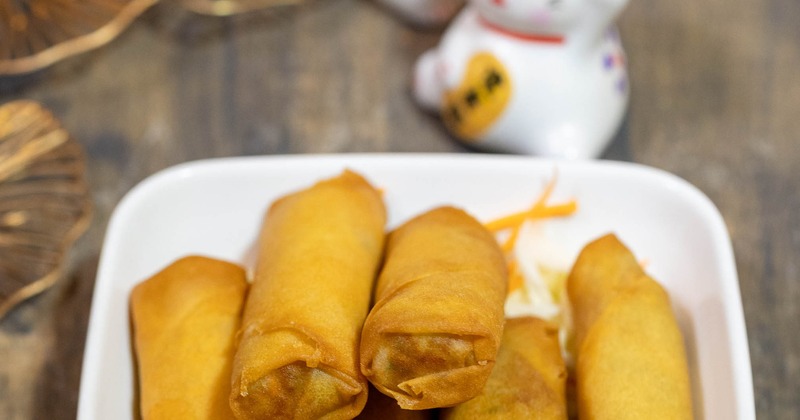 Crispy spring rolls