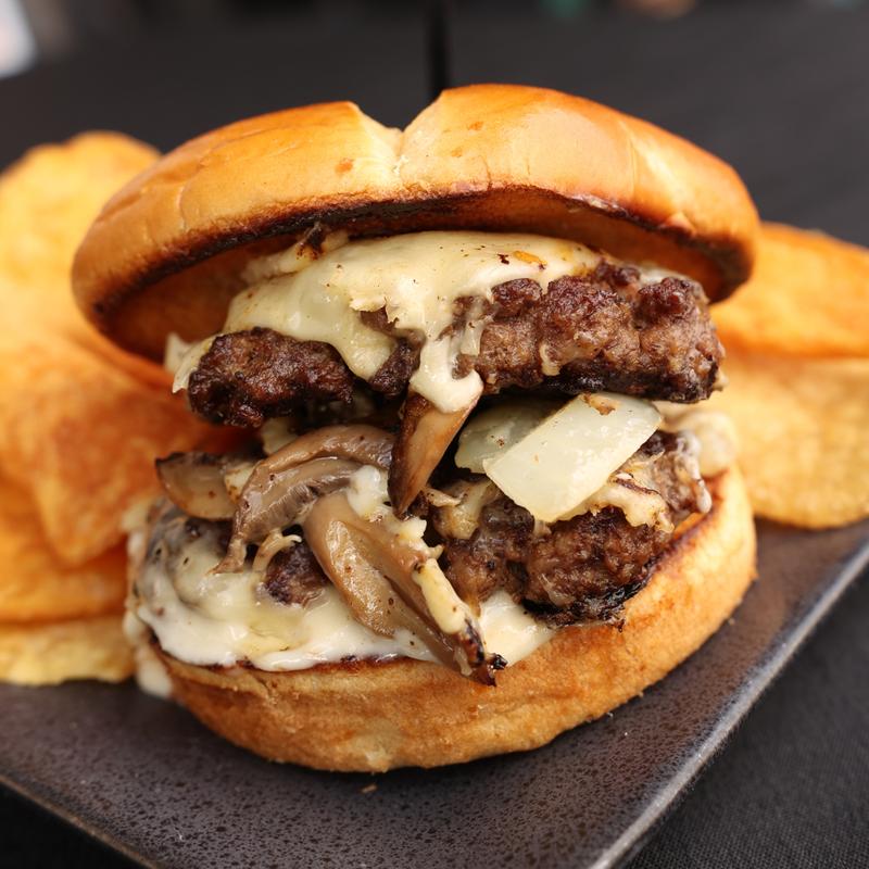 Mushroom Swiss Burger photo