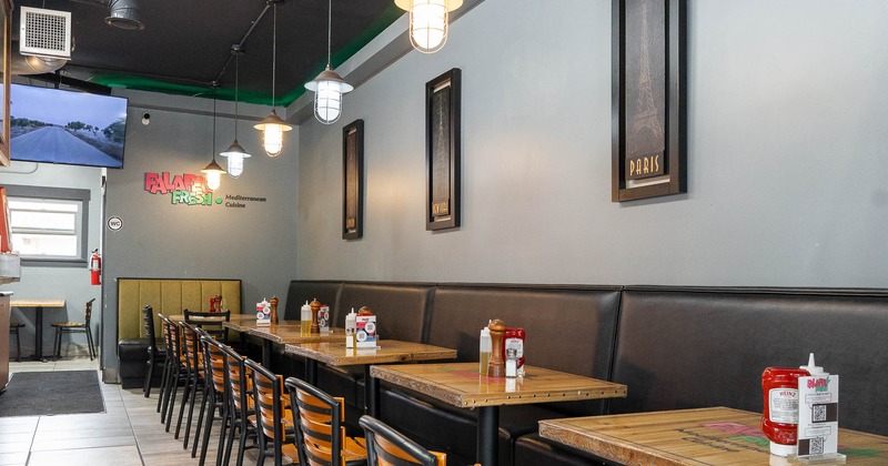 Diner tables, chairs