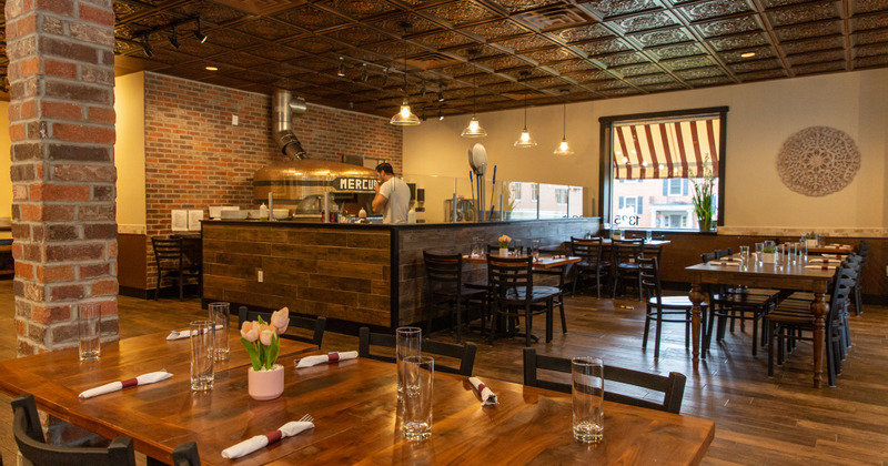 Tables ready for guests